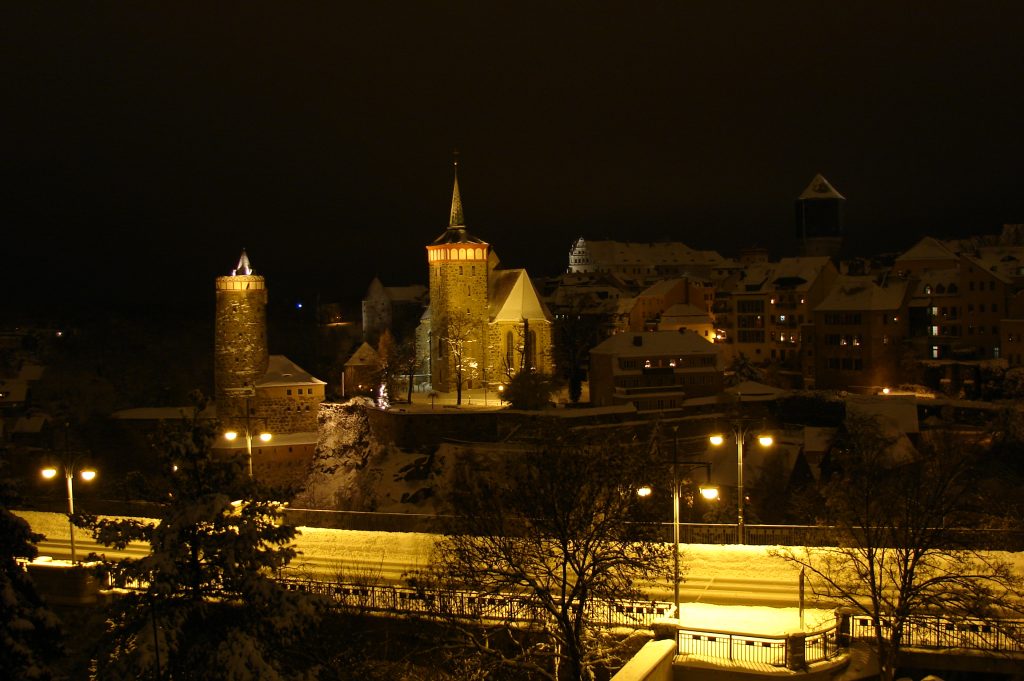 Bautzen bei Nacht